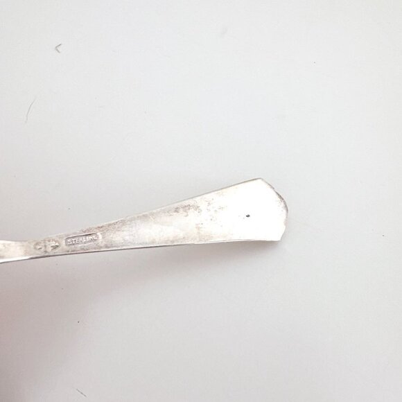 WEBSTER CO STERLING SILVER CHILDS FORK AND SPOON SET - Picture 8 of 10